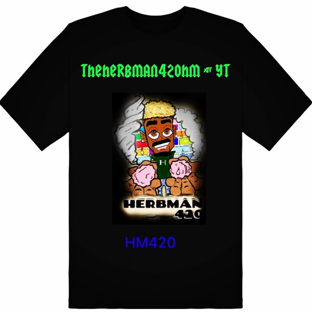 Official Herbman420 shirt rep in style